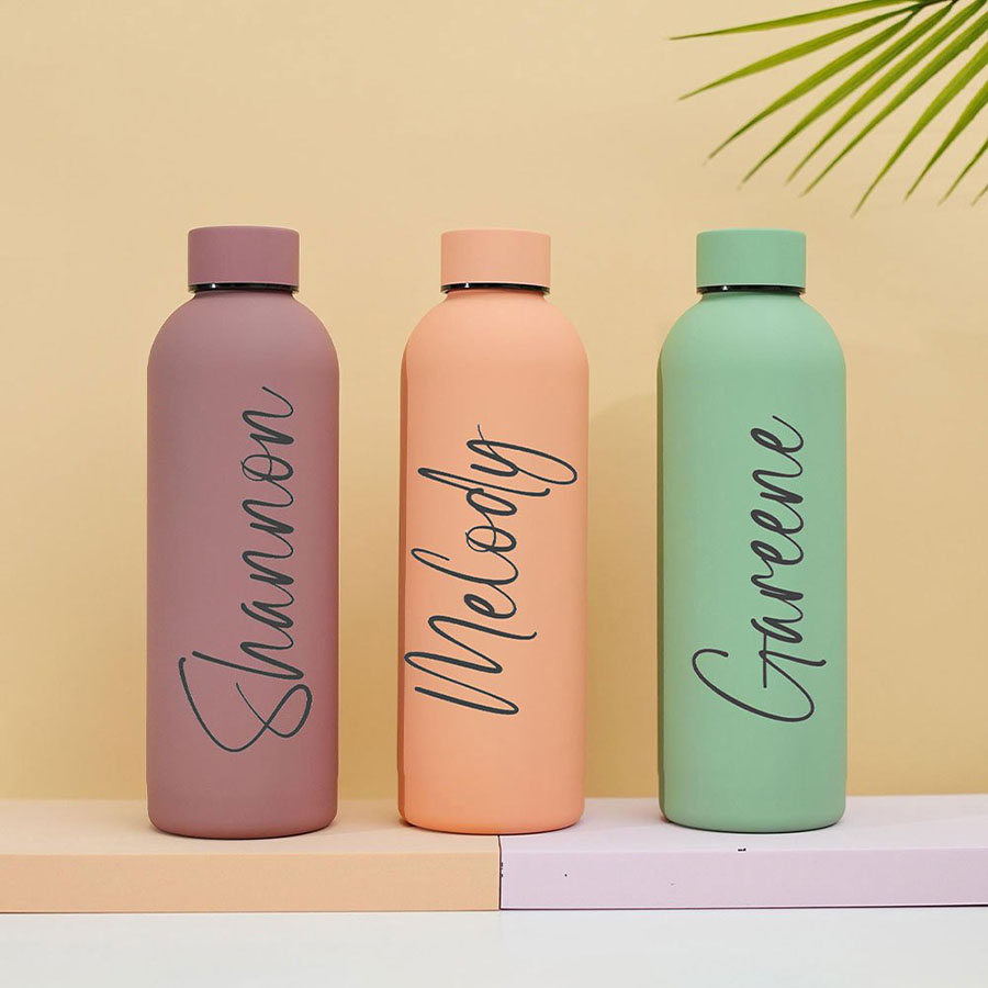 Sports Water Bottle Insulated - Персонализированная бутылка для воды из матовой